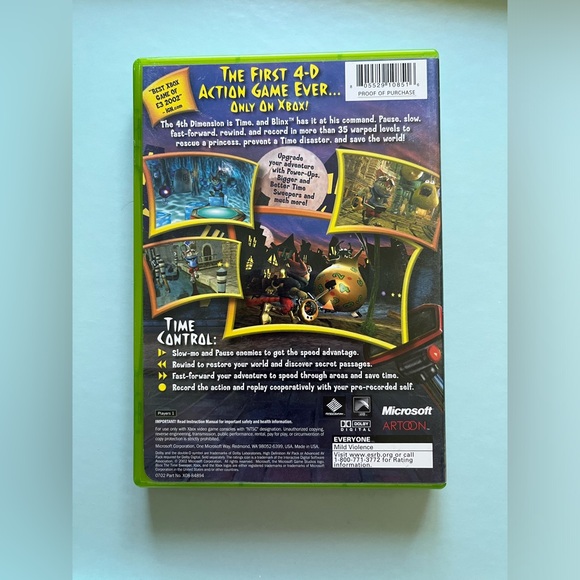 Xbox Original Blinx Time Sweeper - Picture 2 of 4